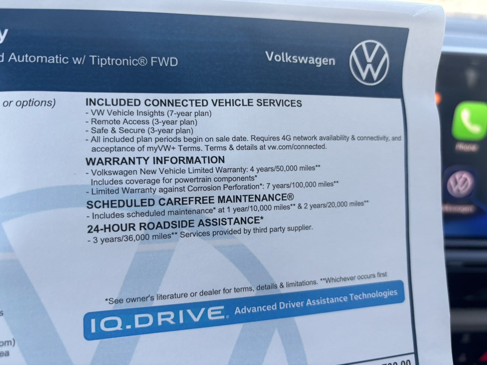 2026 Volkswagen Atlas 2.0T SE w/Technology