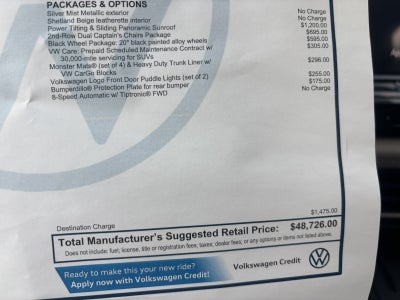 2026 Volkswagen Atlas 2.0T SE w/Technology