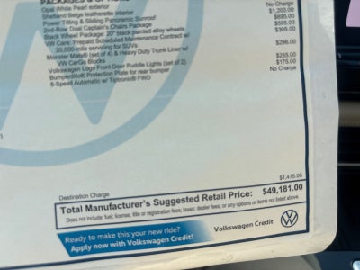 2026 Volkswagen Atlas 2.0T SE w/Technology