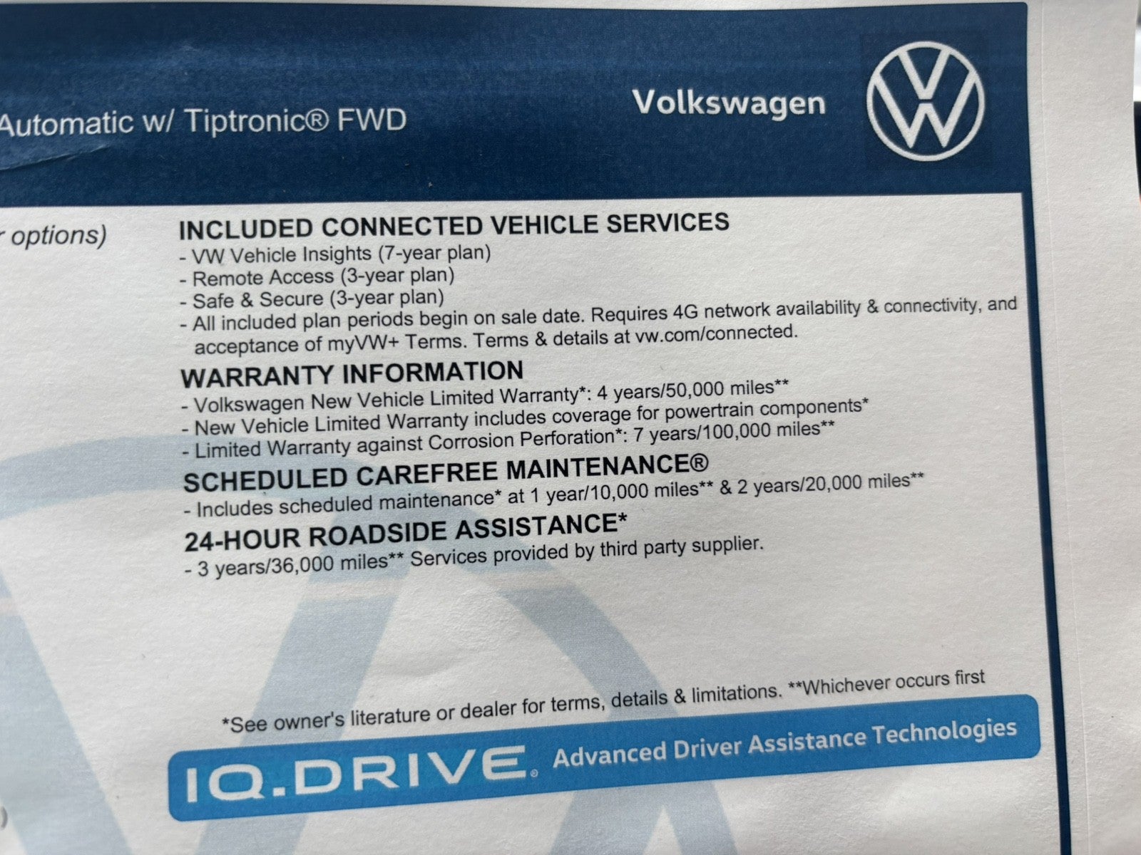 2026 Volkswagen Atlas 2.0T SE w/Technology