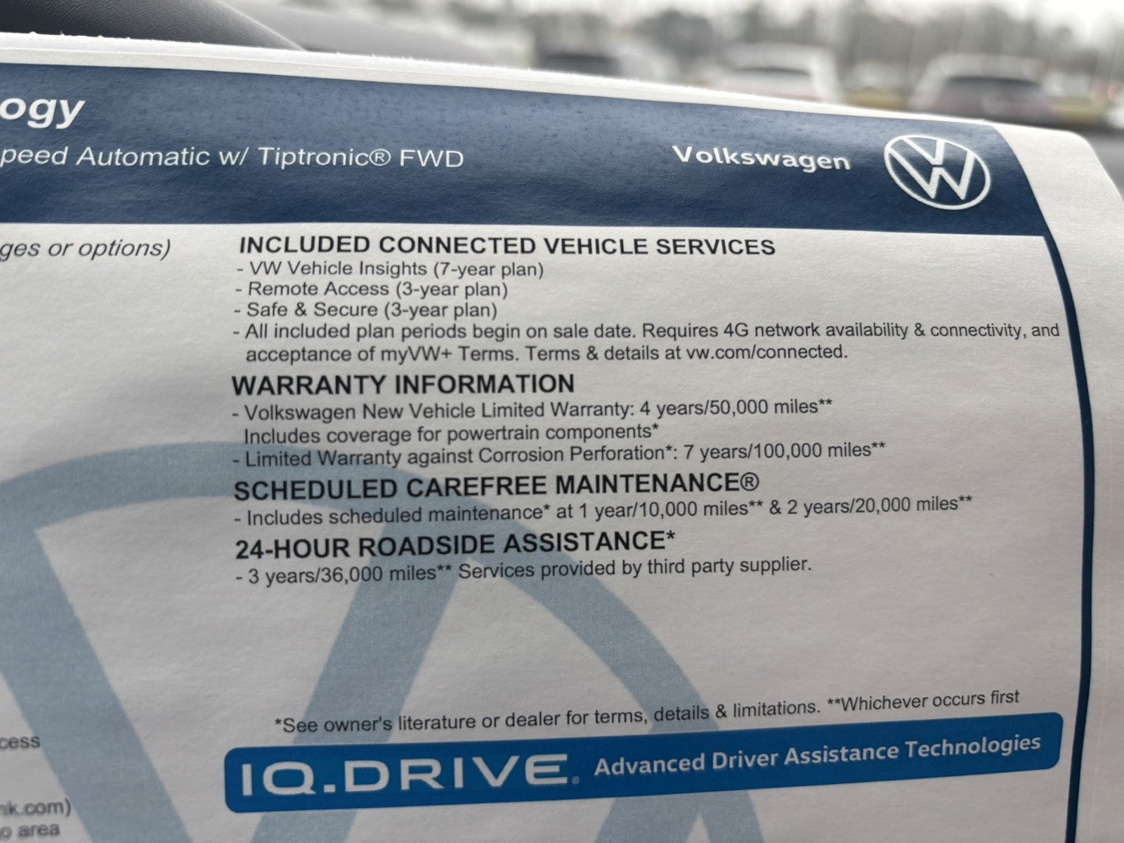 2026 Volkswagen Atlas 2.0T SE w/Technology