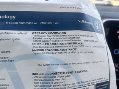 2026 Volkswagen Atlas 2.0T SE w/Technology