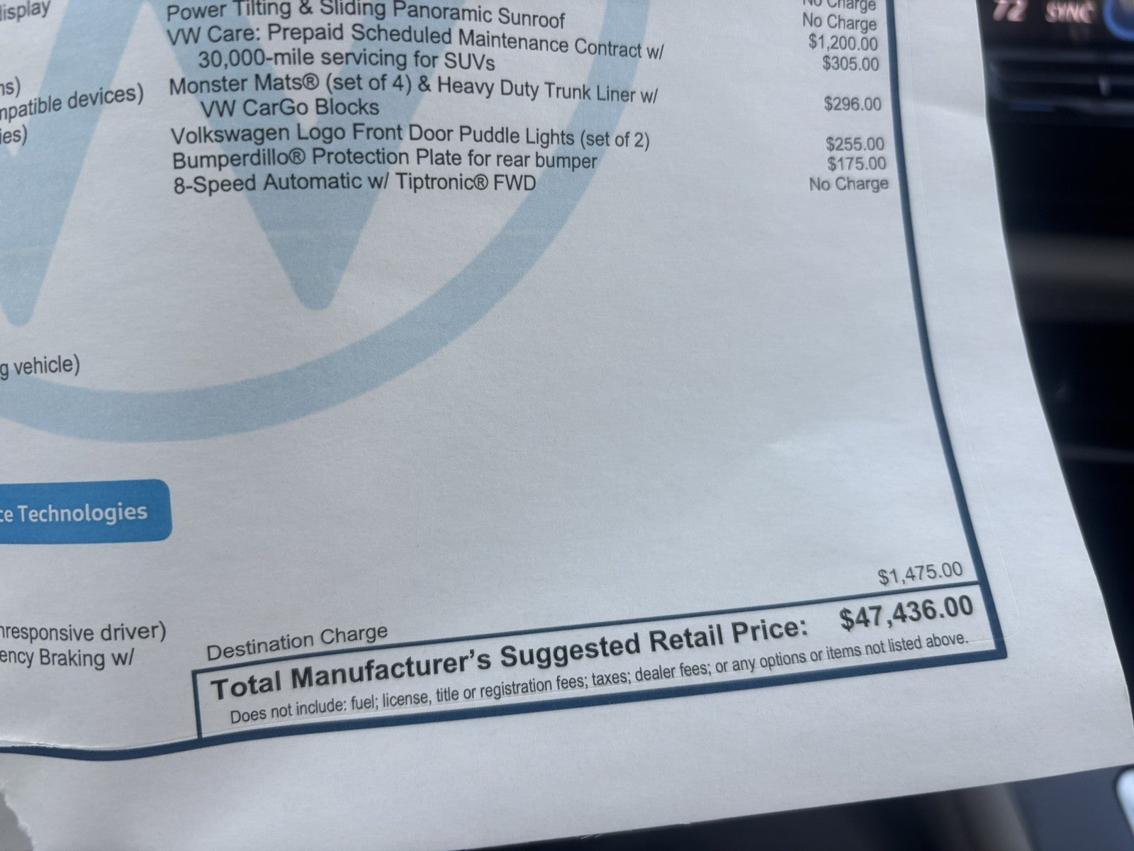 2026 Volkswagen Atlas 2.0T SE w/Technology