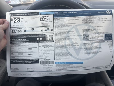 2026 Volkswagen Atlas 2.0T SE w/Technology