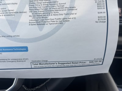 2026 Volkswagen Atlas 2.0T SE w/Technology