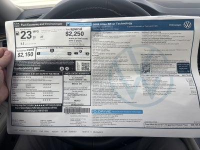 2026 Volkswagen Atlas 2.0T SE w/Technology
