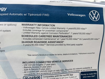 2026 Volkswagen Atlas 2.0T SE w/Technology