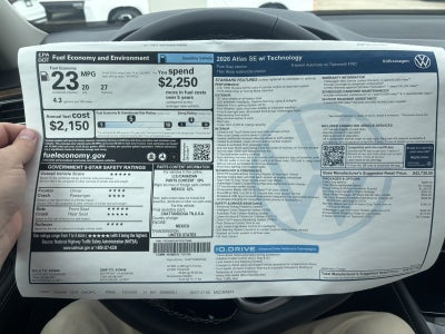 2026 Volkswagen Atlas 2.0T SE w/Technology