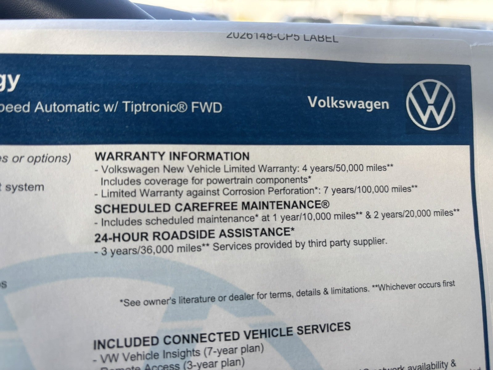 2026 Volkswagen Atlas 2.0T SE w/Technology