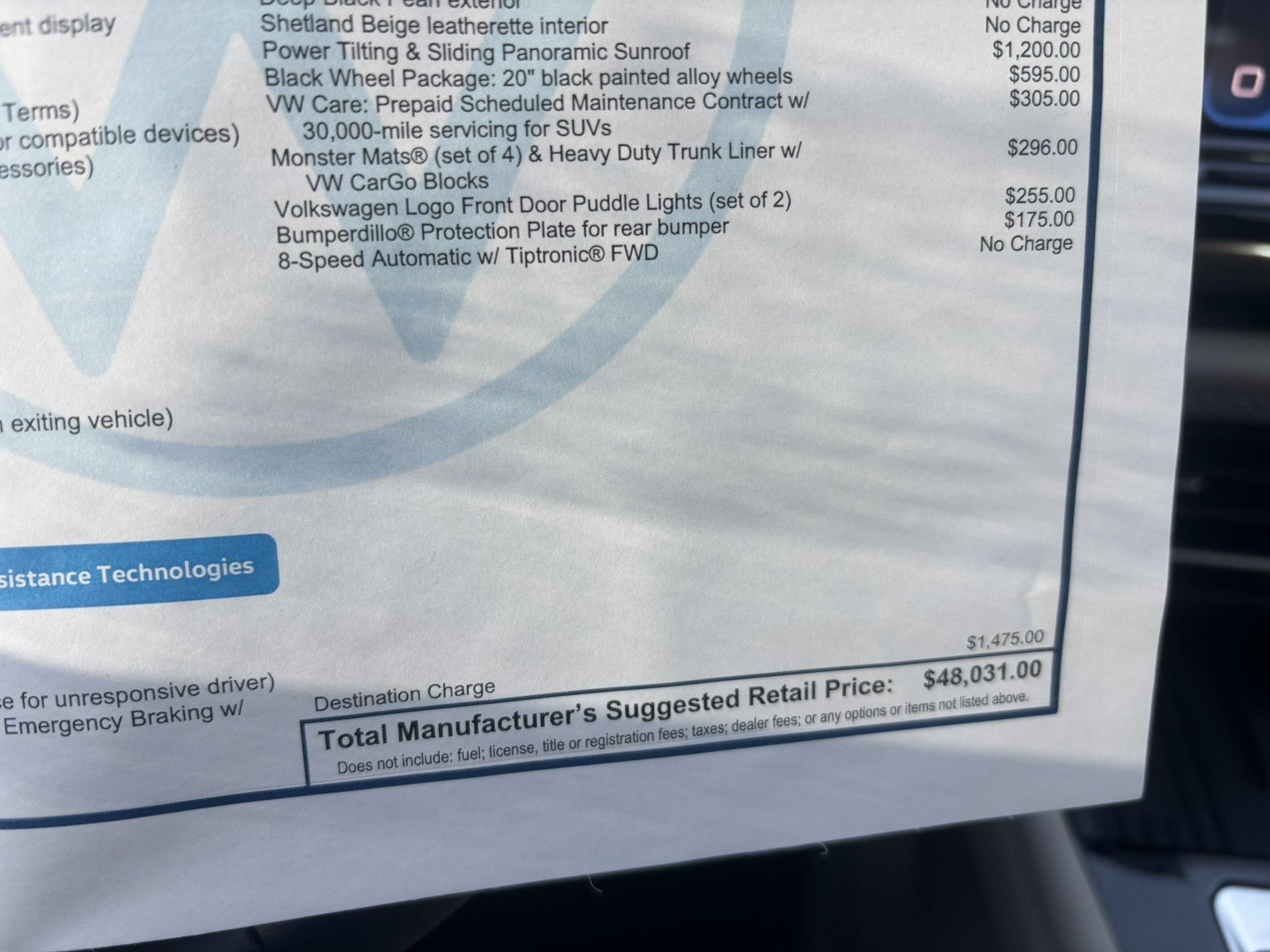 2026 Volkswagen Atlas 2.0T SE w/Technology
