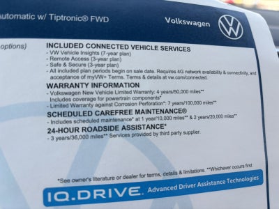 2026 Volkswagen Atlas 2.0T SE w/Technology