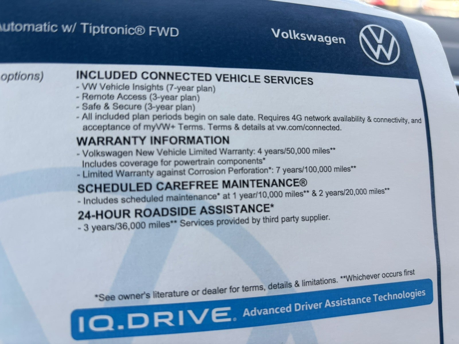 2026 Volkswagen Atlas 2.0T SE w/Technology