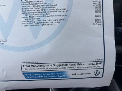 2026 Volkswagen Atlas 2.0T SE w/Technology