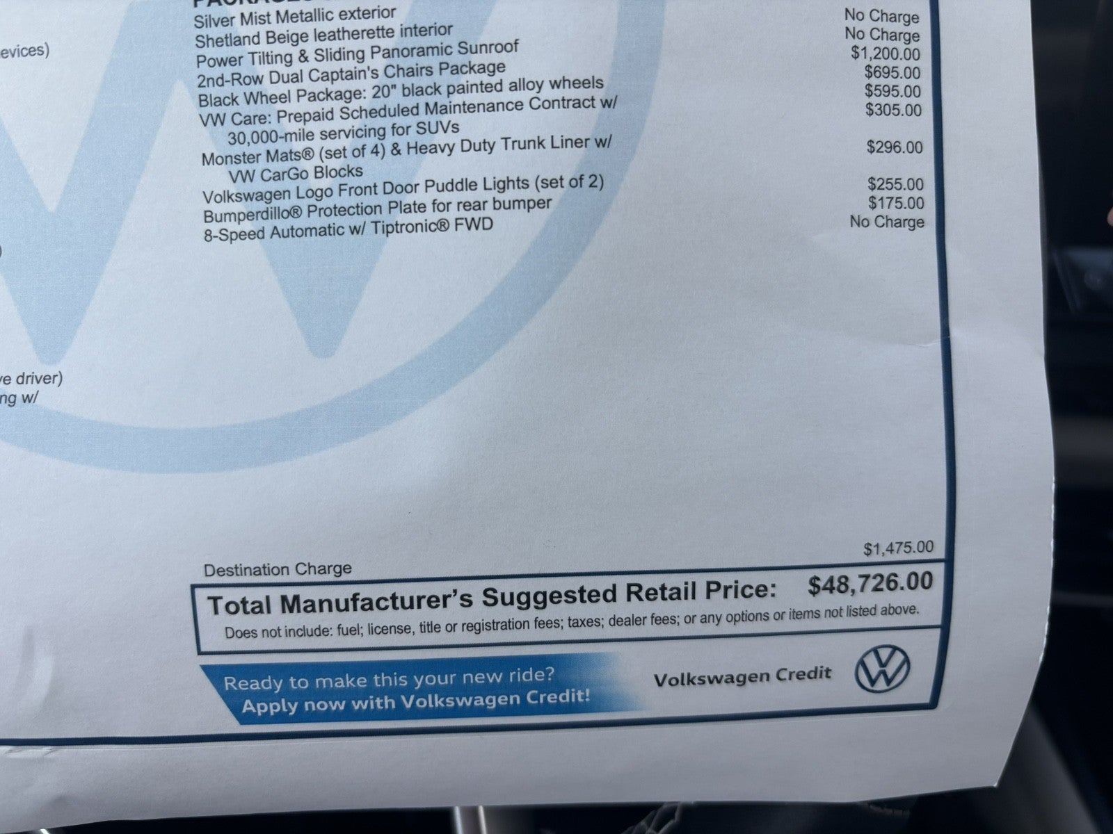 2026 Volkswagen Atlas 2.0T SE w/Technology