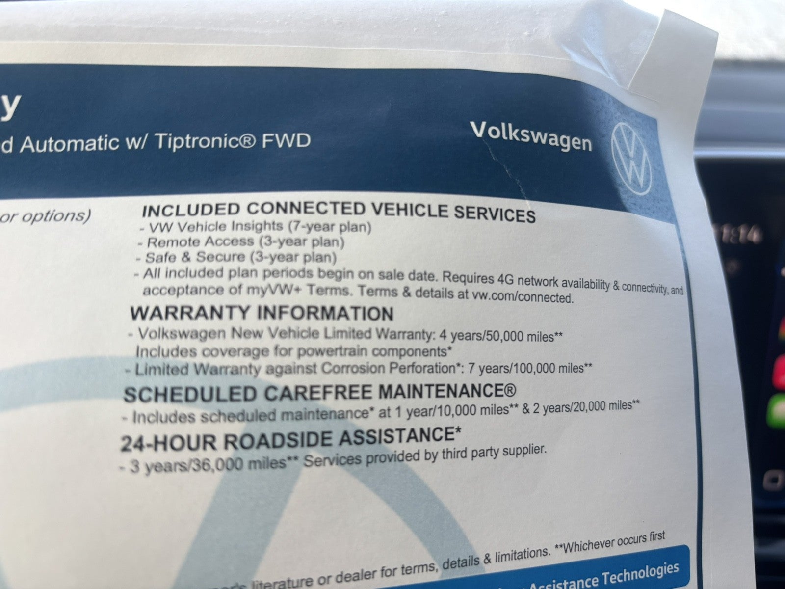 2026 Volkswagen Atlas 2.0T SE w/Technology