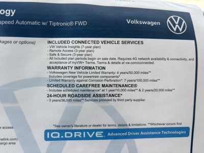 2026 Volkswagen Atlas 2.0T SE w/Technology