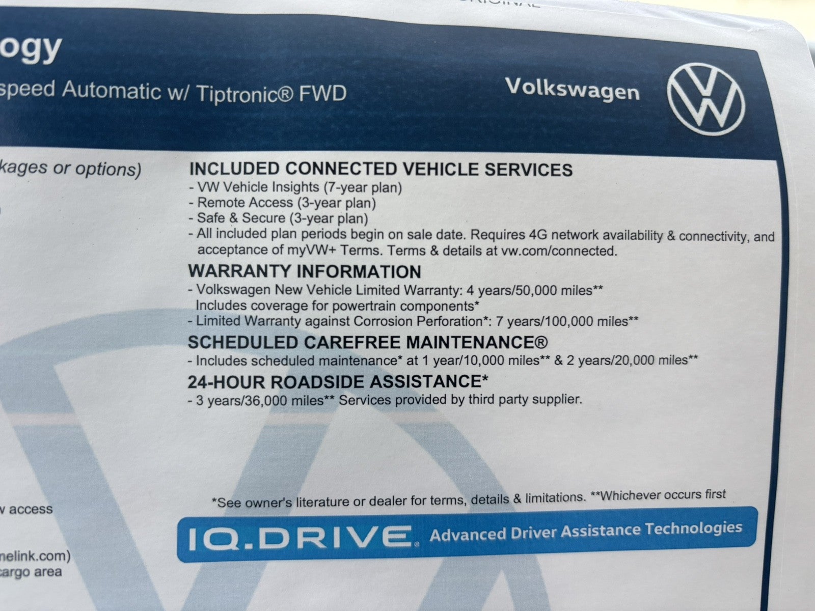 2026 Volkswagen Atlas 2.0T SE w/Technology