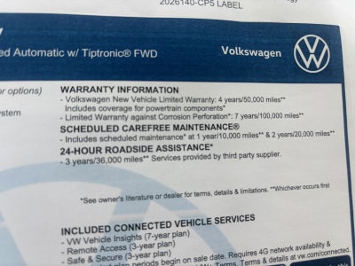 2026 Volkswagen Atlas 2.0T SE w/Technology