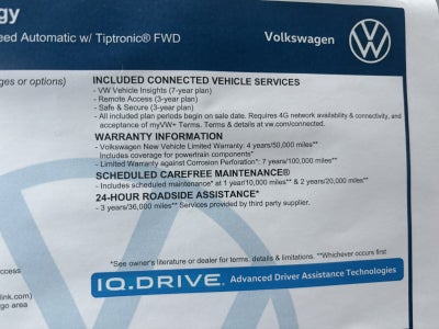 2026 Volkswagen Atlas 2.0T SE w/Technology