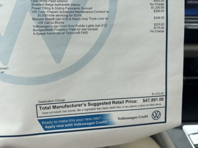 2026 Volkswagen Atlas 2.0T SE w/Technology