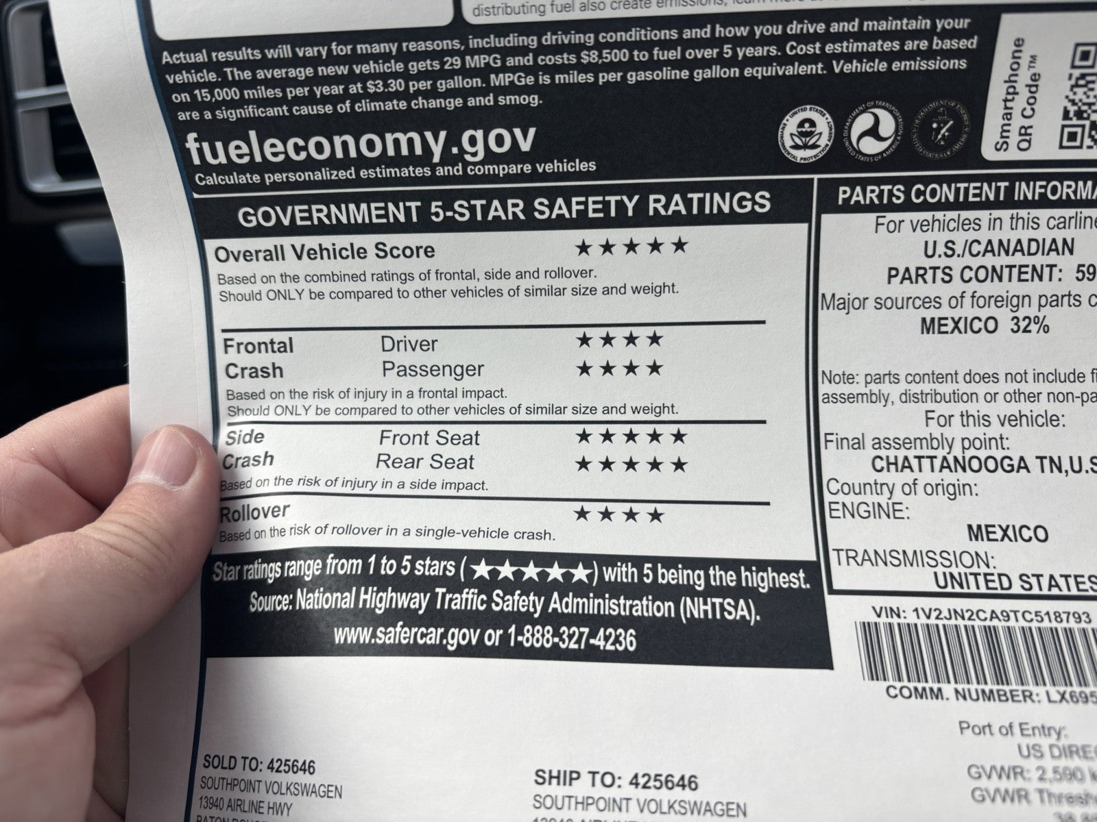 2026 Volkswagen Atlas 2.0T SE w/Technology