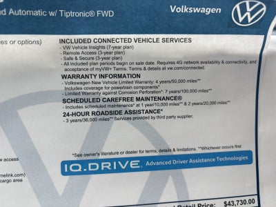 2026 Volkswagen Atlas 2.0T SE w/Technology