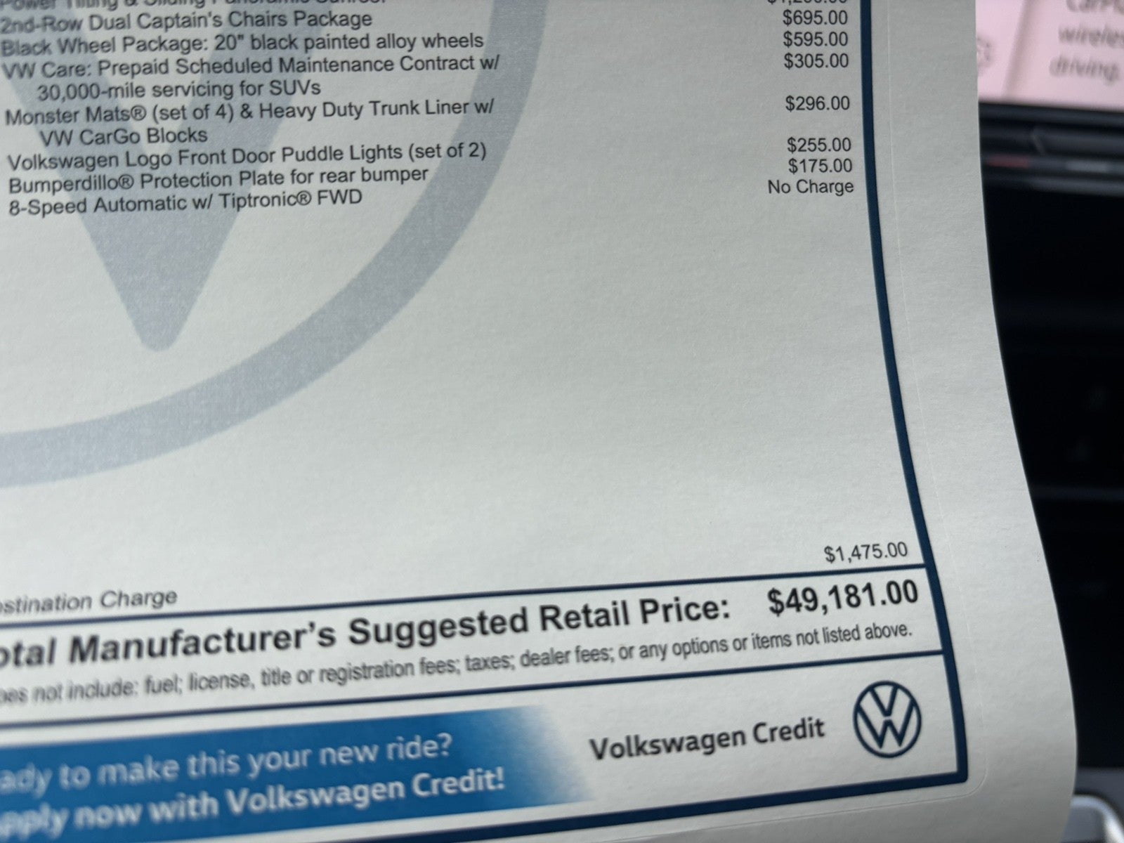 2026 Volkswagen Atlas 2.0T SE w/Technology