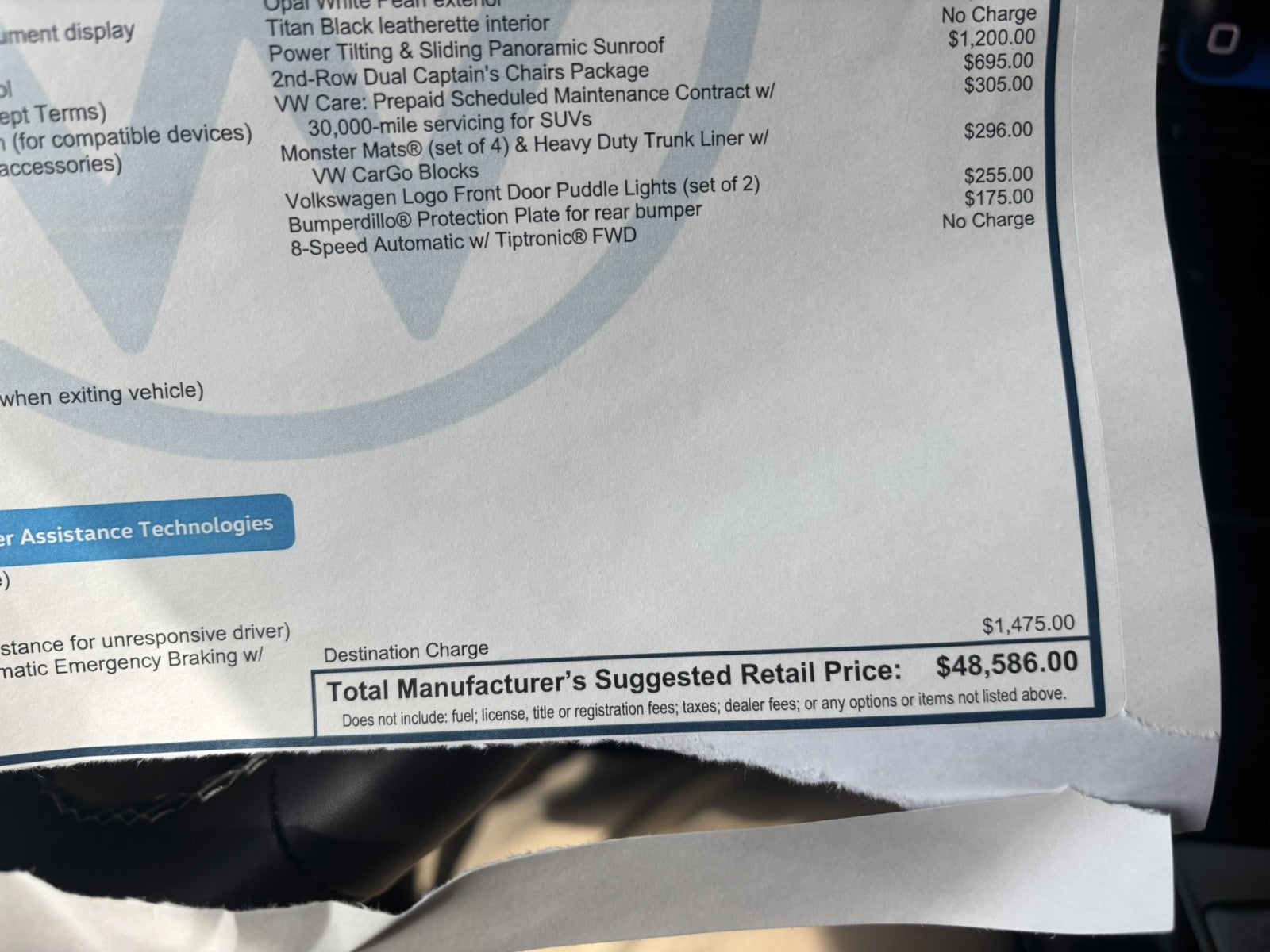 2026 Volkswagen Atlas 2.0T SE w/Technology