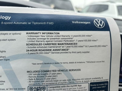 2026 Volkswagen Atlas 2.0T SE w/Technology