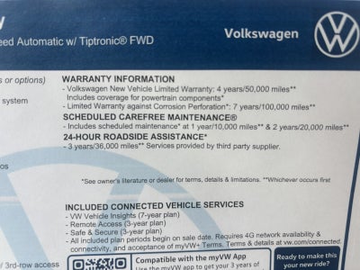 2026 Volkswagen Atlas 2.0T SE w/Technology