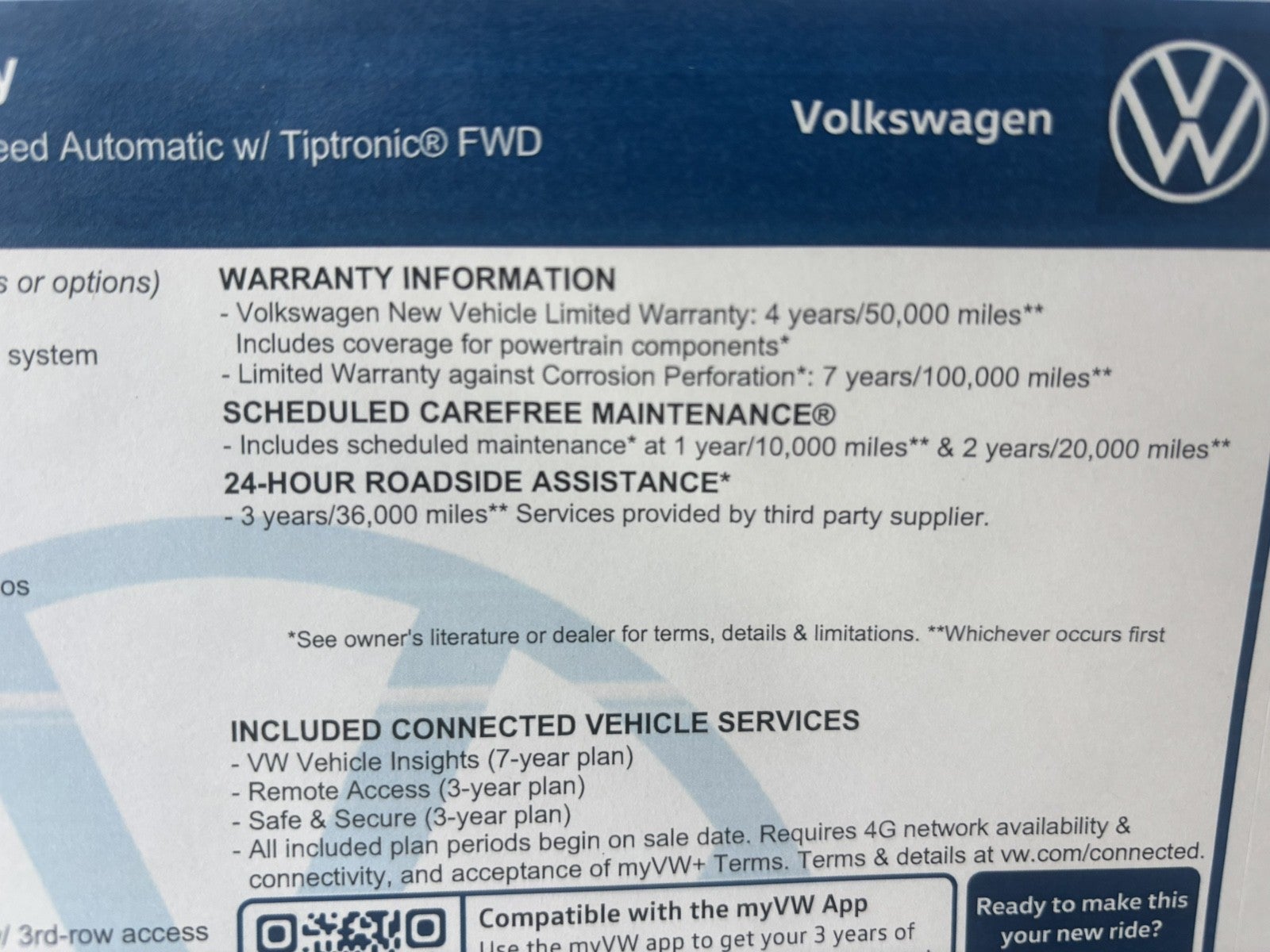 2026 Volkswagen Atlas 2.0T SE w/Technology