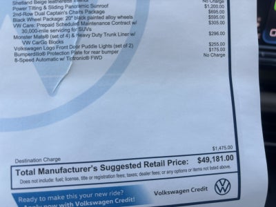 2026 Volkswagen Atlas 2.0T SE w/Technology