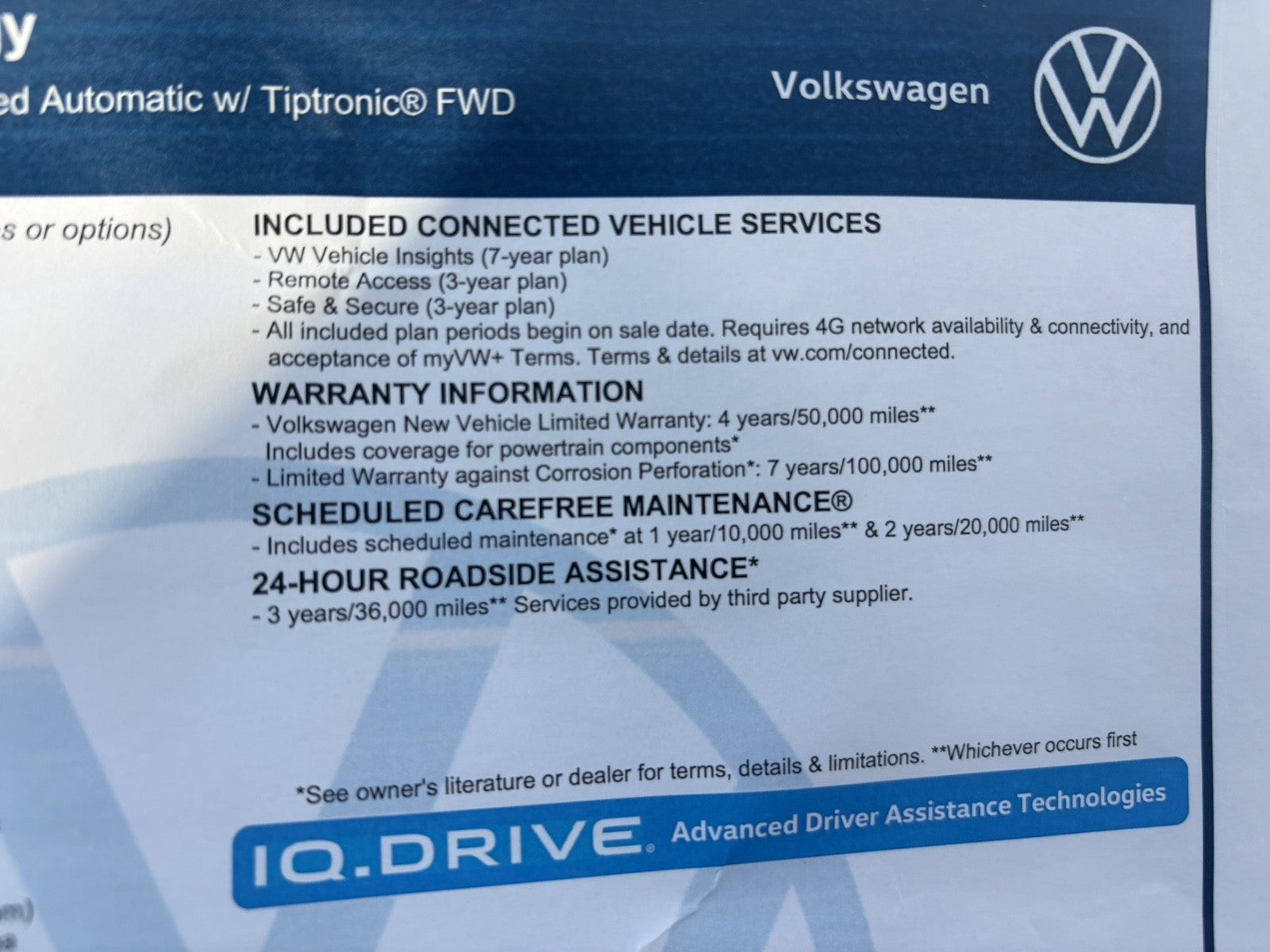 2026 Volkswagen Atlas 2.0T SE w/Technology