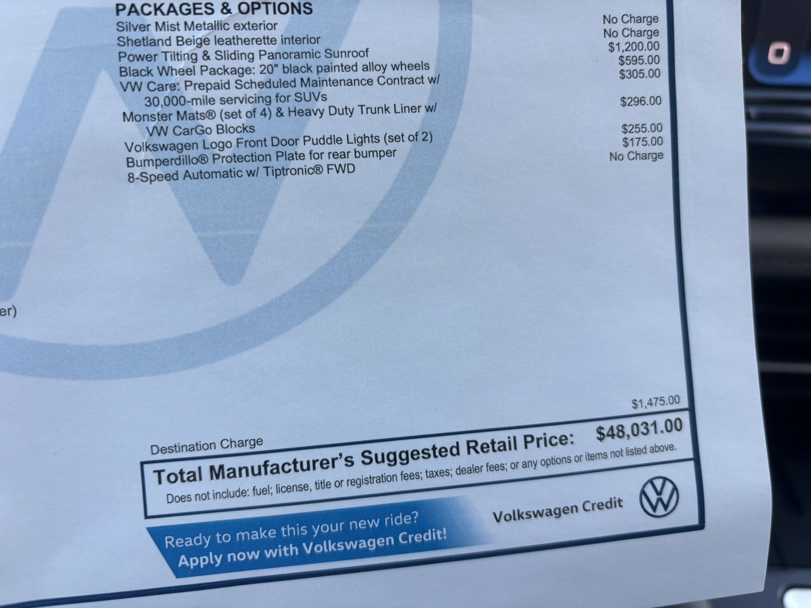 2026 Volkswagen Atlas 2.0T SE w/Technology