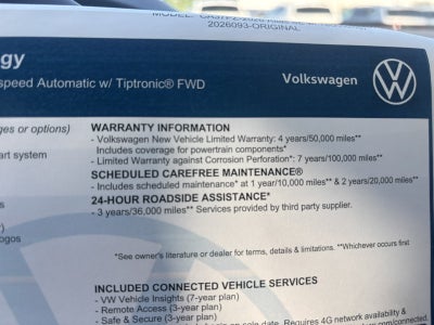 2026 Volkswagen Atlas 2.0T SE w/Technology