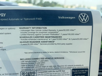2026 Volkswagen Atlas 2.0T SE w/Technology