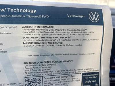 2026 Volkswagen Atlas Cross Sport 2.0T SE w/Technology