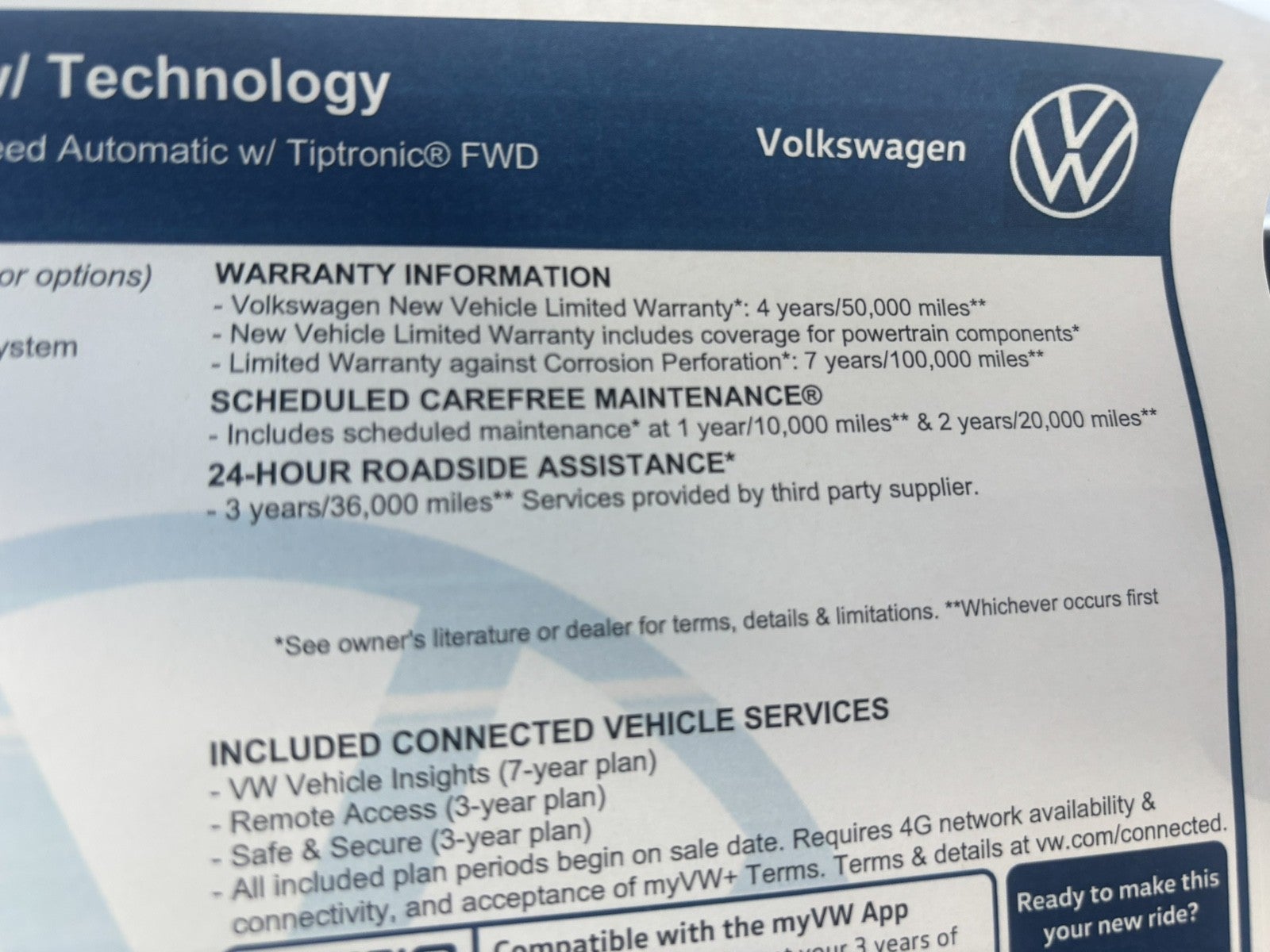 2026 Volkswagen Atlas Cross Sport 2.0T SE w/Technology