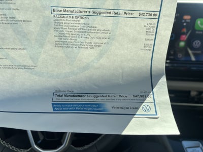 2026 Volkswagen Atlas 2.0T SE w/Technology