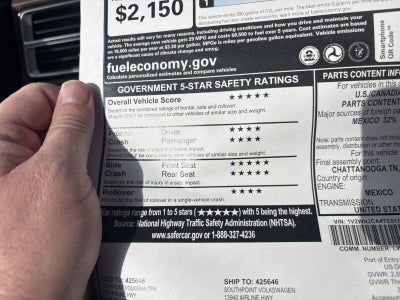 2026 Volkswagen Atlas 2.0T SE w/Technology