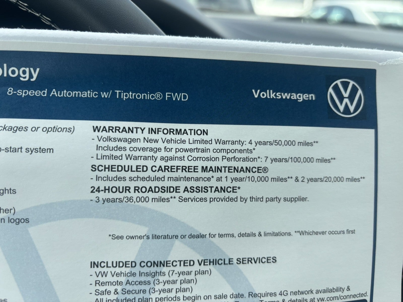 2026 Volkswagen Atlas 2.0T SE w/Technology