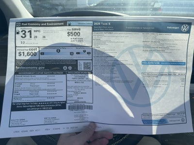 2026 Volkswagen Taos S