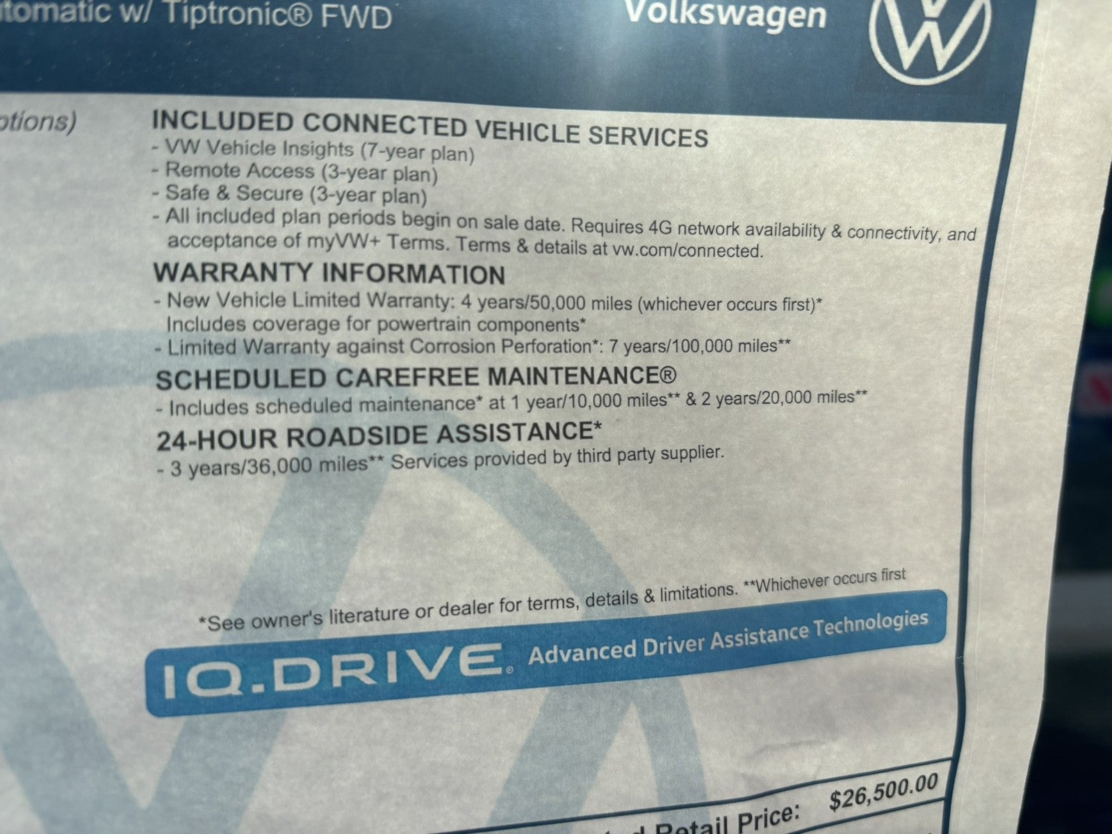 2026 Volkswagen Taos S