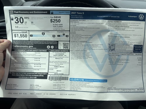 2027 Volkswagen Taos S