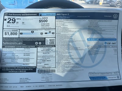 2025 Volkswagen Tiguan S