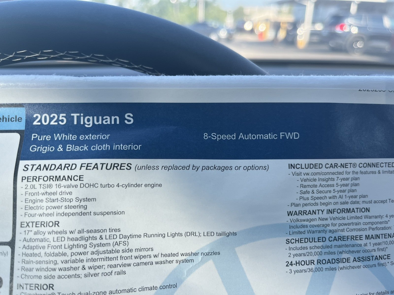 2025 Volkswagen Tiguan S