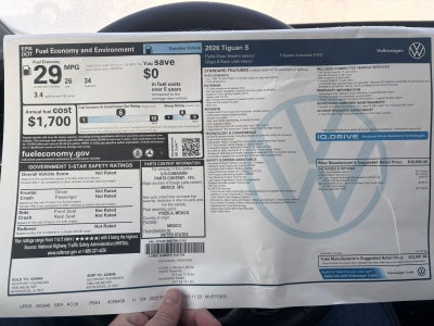 2026 Volkswagen Tiguan S