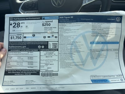 2026 Volkswagen Tiguan SE