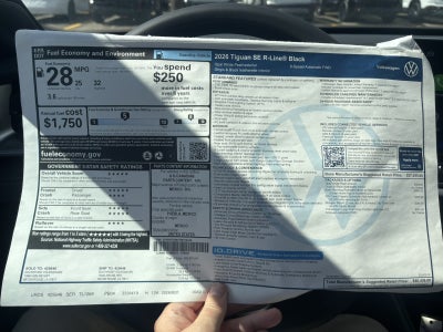 2026 Volkswagen Tiguan SE R-Line Black