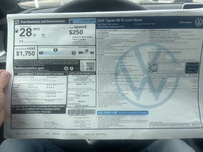 2026 Volkswagen Tiguan SE R-Line Black